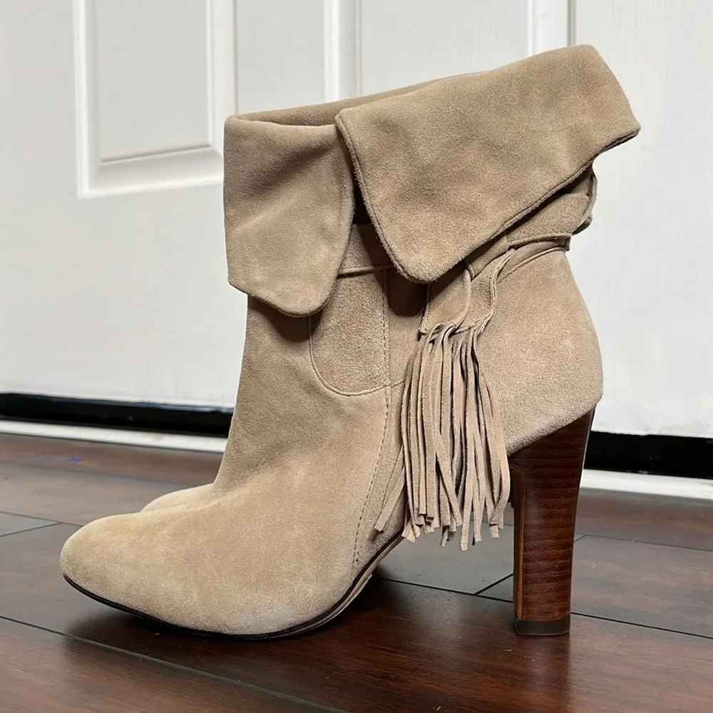 Johnston & Murphy Keaton Leather Ankle Boots‎ Size 7.5 Boho